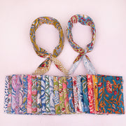 Premium Handcrafted Cotton Bandana – Soft Printed Head Scarf for Men & Women, Everyday Comfort Wear - 24pcs